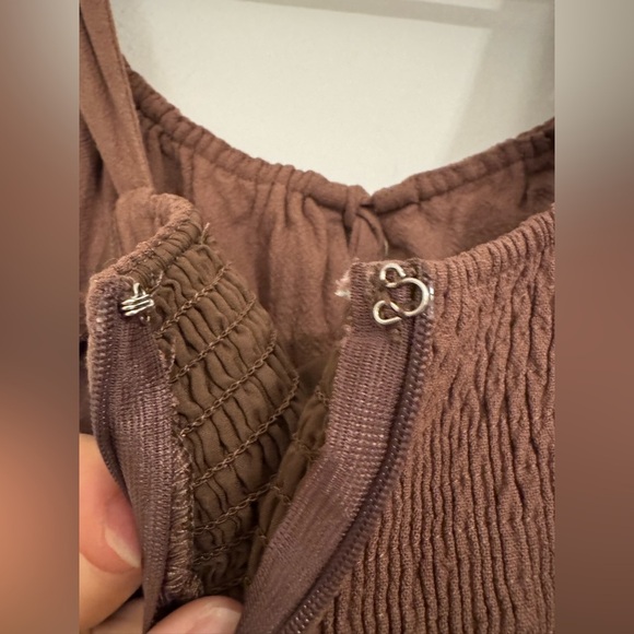 Nordstrom Rack Brown Corset Midi Dress - Picture 6 of 7